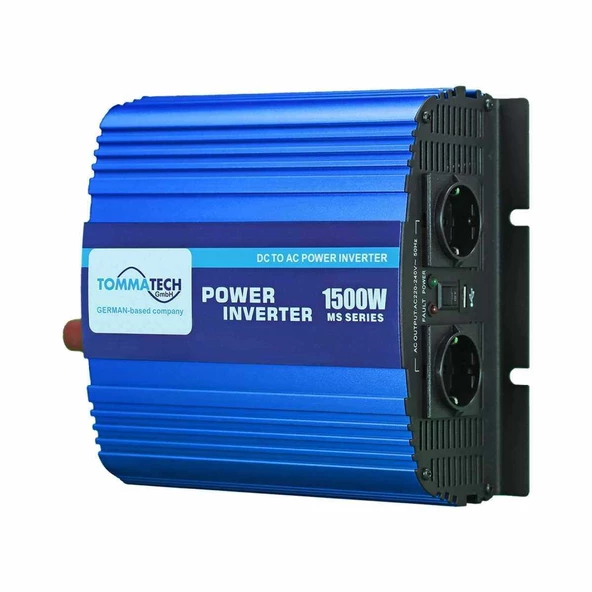 TommaTech MS-1500W 24V Modifiye Sinüs İnverter 1500 W Watt Çevirici İnvertör - 2