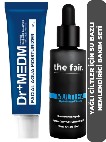 the fair. Yağlı Ciltler İçin Su Bazlı Nemlendirici Bakım Seti