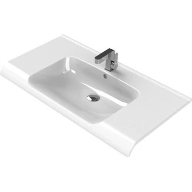 Turkuaz Cerastyle Anova Etajer Uyumlu Lavabo 100x50 cm - 2
