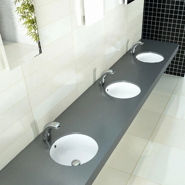 Turkuaz Cerastyle Suit Tezgah Altı Lavabo 38 - Resim 2