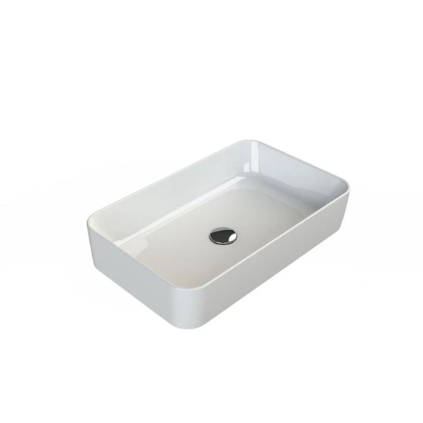 Turkuaz Cerastyle Hera Tezgah Üstü Lavabo 60*38 cm