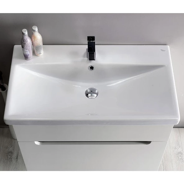 Turkuaz Cerastyle Elite Etajer Uyumlu Damlalıklı Lavabo 100*45 cm - 3