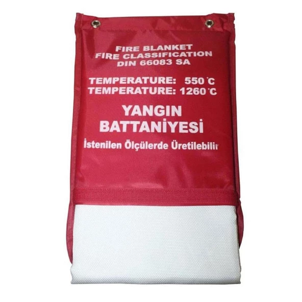 Yangın Söndürme Battaniyesi 100 x 120 cm CE Sertifikalı ürün görseli 1