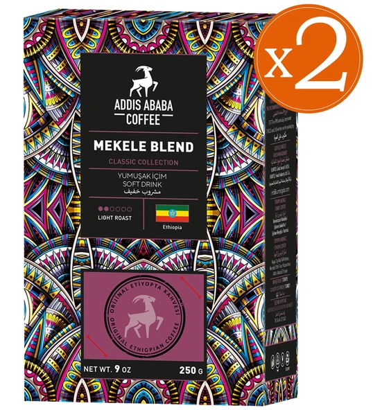 Addis Ababa Coffee Mekele Blend 250 Gram 2li Avantaj Paketi