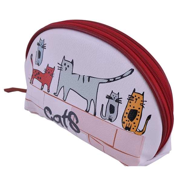 Biggdesign Cats Deri Makyaj Çantası - 4