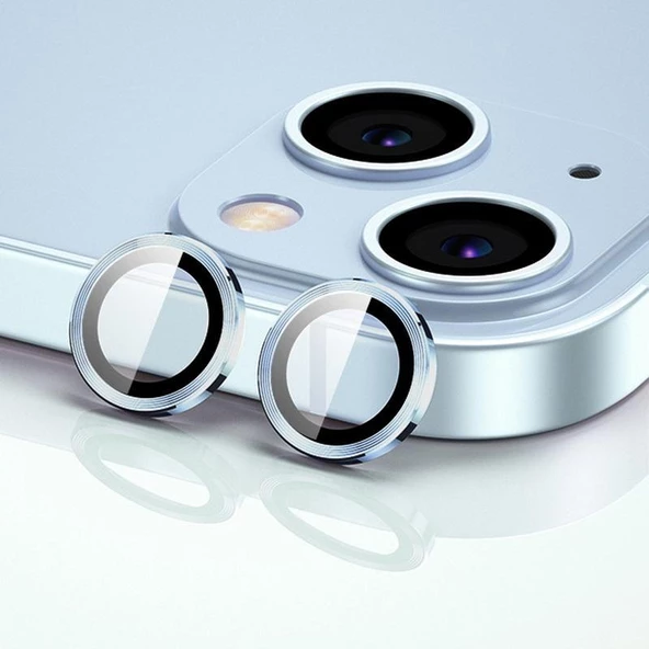 İphone 14-14 Plus Ve 15-15 Plus Uyumlu Lens Koruma - 7