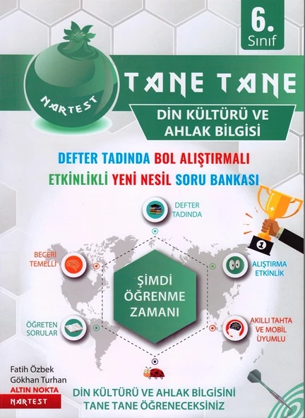 NARTEST 6.SINIF YEŞİL DEFTER TADINDA TANE TANE DİN KÜLTÜRÜ
