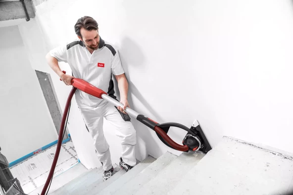 Flex GE7+MH-T+SH 710W Üçgen Başlıklı Alçıpan Boya Zımpara (Zürafa) Makinesi - 2