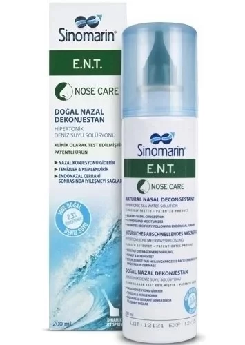 Sinomarin E.N.T. Deniz Suyu Spreyi 200 ml