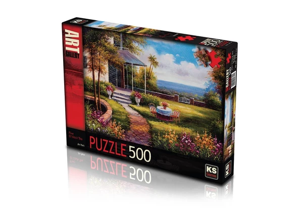 KS Puzzle 500 Parça Fıve O Clock Tea Beş Çayı