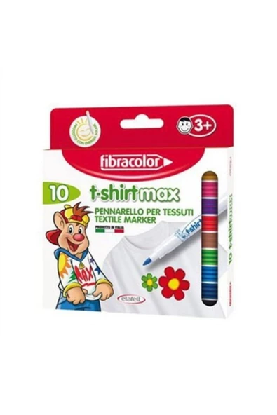 Fibracolor T-Shirt Marker 10 Renk 10565 ürün görseli 1
