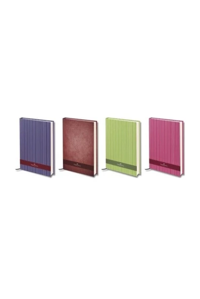 Faber-Castell - Çizgili Sert Kapak Çizgili Defter A5 120yp. (400602)