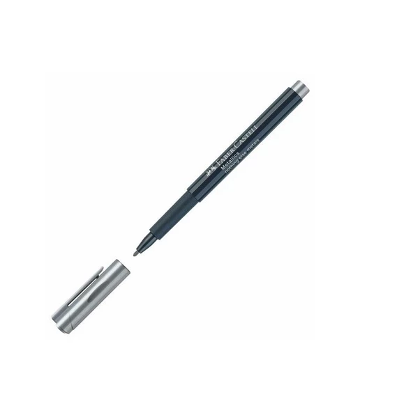 Faber Castell Metalik Markör Buz Mavisİ - 2