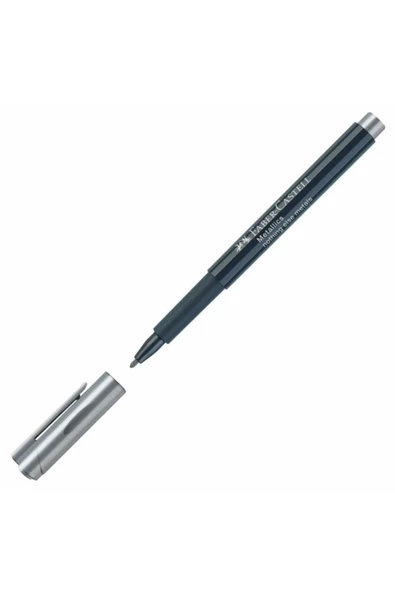 Faber Castell Metalik Markör Buz Mavisİ