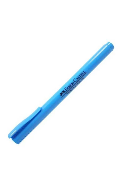 Faber-Castell Textliner 38 Highlighter Neon Mavi Fosforlu Kalem