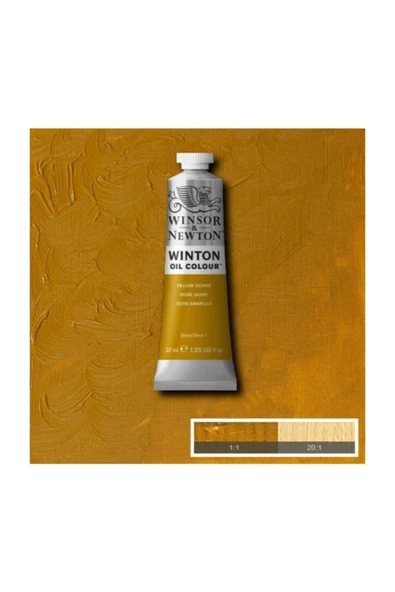 Winsor & Newton Winton Yağlı Boya 37 ml. 44 Yellow Ochre - Resim 2