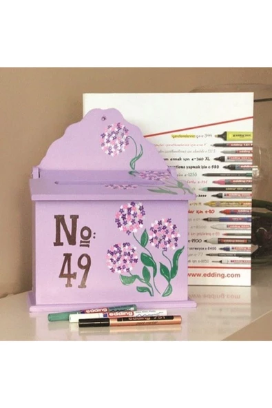 Edding Gümüş Hobi ve Dekorasyon Markörü 751 - Resim 6