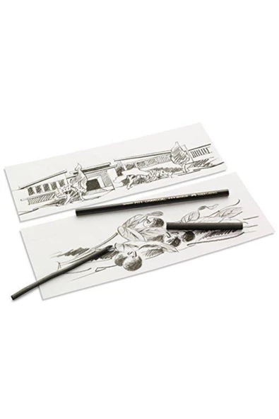Faber Castell Pitt Monochrome Naturel Kömür 5-8 mm - Resim 3
