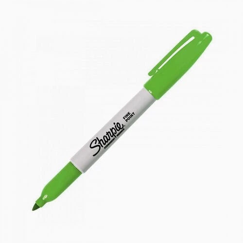 Sharpie Permanent Fine Yuvarlak Uç Limon Yeşili 3 Adet ürün görseli 1