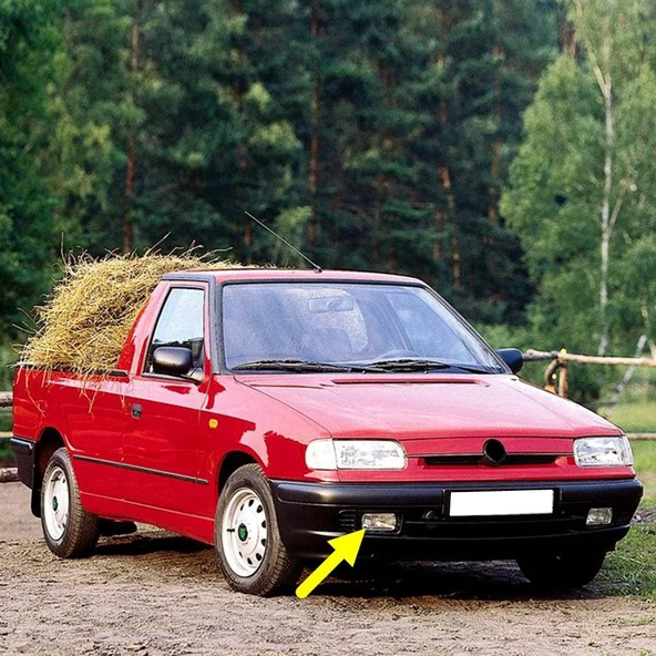 Skoda Pickup Pikap 1995-2001 Ön Tampon Sağ Sis Farı Lambası 6U0941702 - 2