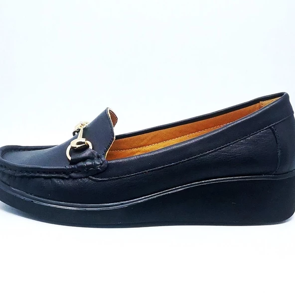 Janestt Kadın Deri Loafer Ayakkabı 145-15-747 - 3