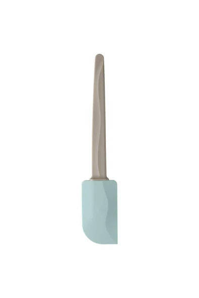 Bakglad Silikon Spatula + Yumurta Hamur Pasta Fırçası Bej Mavi 26 Cm - 3