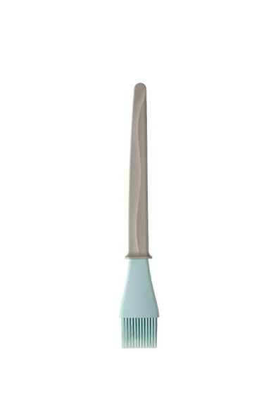 Bakglad Silikon Spatula + Yumurta Hamur Pasta Fırçası Bej Mavi 26 Cm - 4