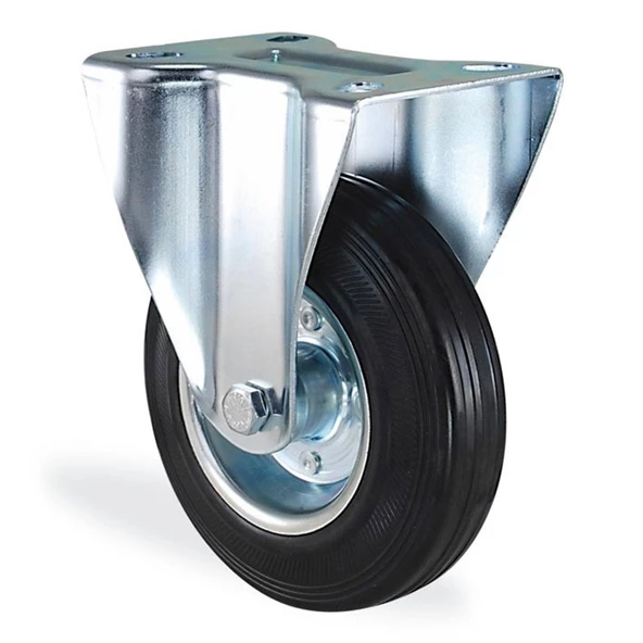 Kama Tablalı 200x50 mm Teker Poliamid Burçlu Ağır Yük Tekeri - 4