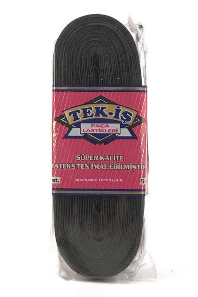 Yassı Bel Lastiği 5 Cm ( 1 Metre ) - 3