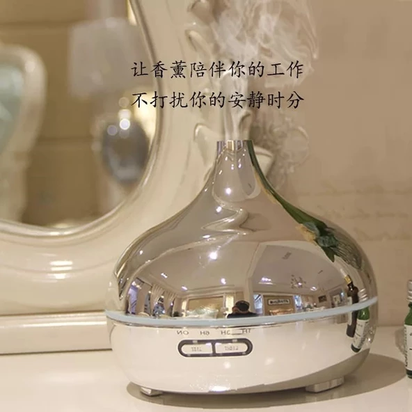 Hava  Nemlendirici Kumandalı Buhar Makinesi Gümüş Renk Kaplama 550ML. - 3