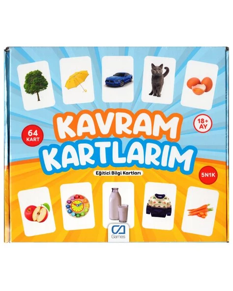 Kavram Kartlarım Eğitici Bilgi Kartları 5175