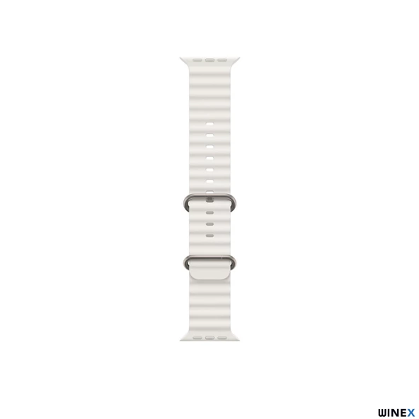 Winex Watch 8 Ultra Max Amoled Ekran Android İos HarmonyOs Uyumlu Üç Kordonlu Akıllı Saat Beyaz - 3