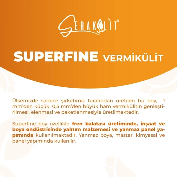 Serakülit Vermikülit - Superfine 10 Litre - 4