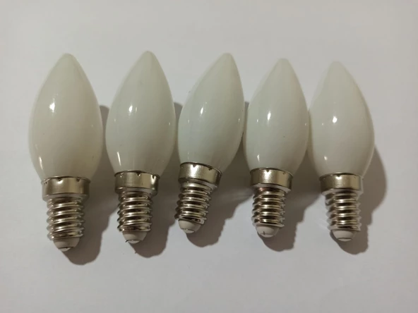 hagiki (1 Adet) LED 1 WATT BEYAZ E 14 DUY GECE LAMBASI AMPULÜ 50/60 Hz. 220 volt (1 Adet) - 2