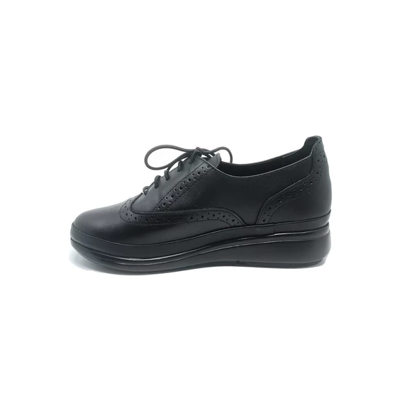 Janestt Kadın Deri Casual Ortapedik Taban Oxford Ayakkabı 266-45045 - 2