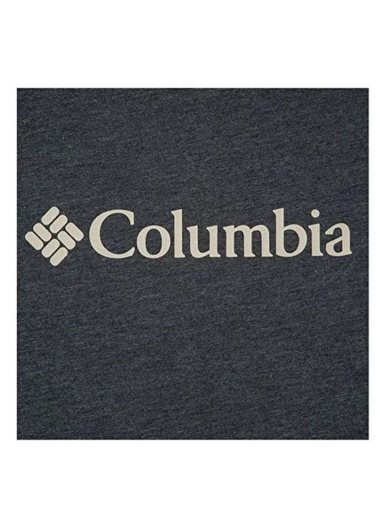 Columbia CSC M Basıc Bıg Logo Brushed SS Tee Erkek Tişört Gri CS0287-012 - 3