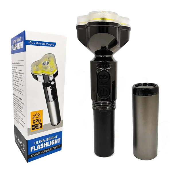 Ranchı Rc-2101 El Feneri Şarjlı Xpg Cob Led - 3