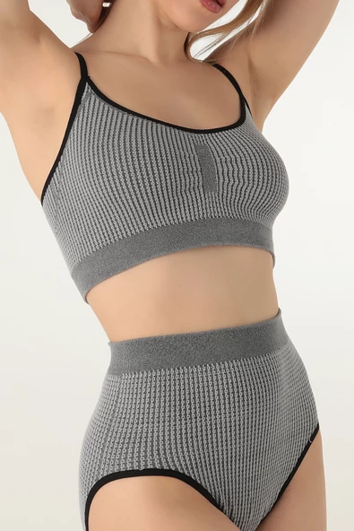 Gigotto Seamless Desenli Soft Büstiyer - 12