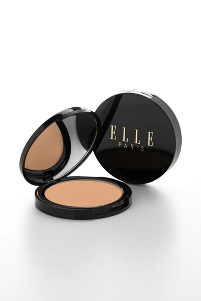 Elle Microfine Pressed Powder –Mineral Pudra -Porcelain Finish 12g -Honey-716