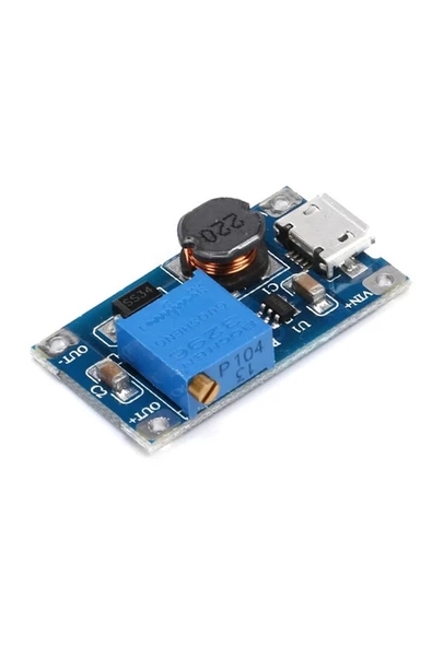 2A Boost Modül Micro Usb Voltaj Yükseltici Ayarlanabilir MT3608 - Resim 7
