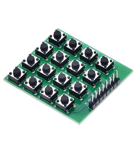 4x4 Matrix 16 Keys 8 Pin Keypad Tuş Takımı - Resim 3
