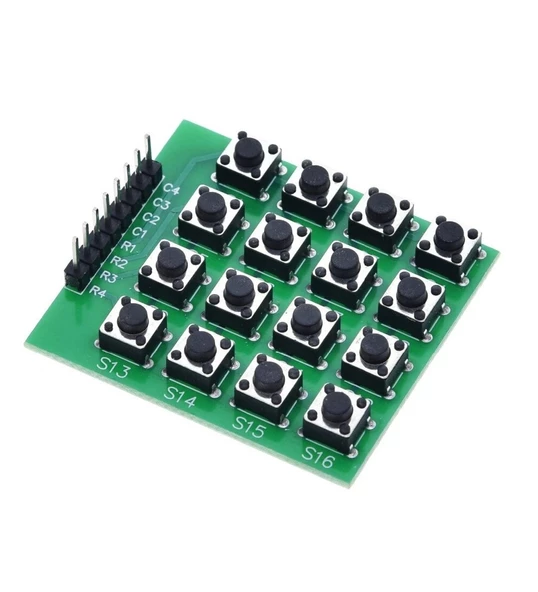 4x4 Matrix 16 Keys 8 Pin Keypad Tuş Takımı ürün görseli