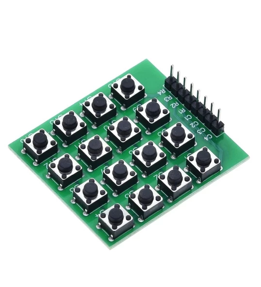 4x4 Matrix 16 Keys 8 Pin Keypad Tuş Takımı - Resim 4