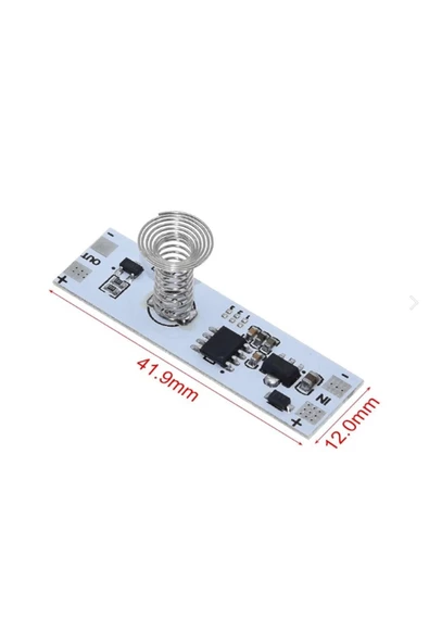Kapasitif Dokunmatik Led Sürücü Dimmer Modül DC 9-24V 3A Helezon - Resim 2