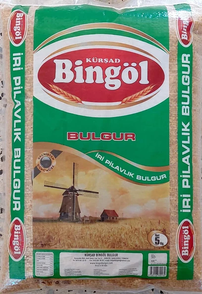 Bingöl Pilavlık Bulgur 5KG