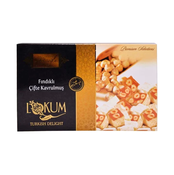 Fındıklı Çifte Kavrulmuş Lokum 300G