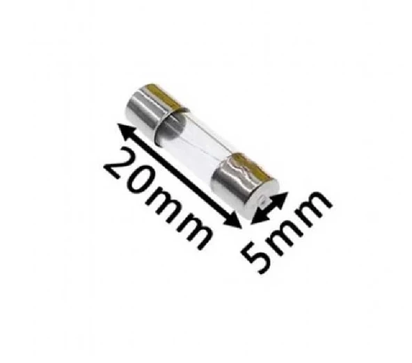 100 Adet 5x20mm Tüp Sigorta - Cam Sigorta Seti - Kutulu - Resim 5