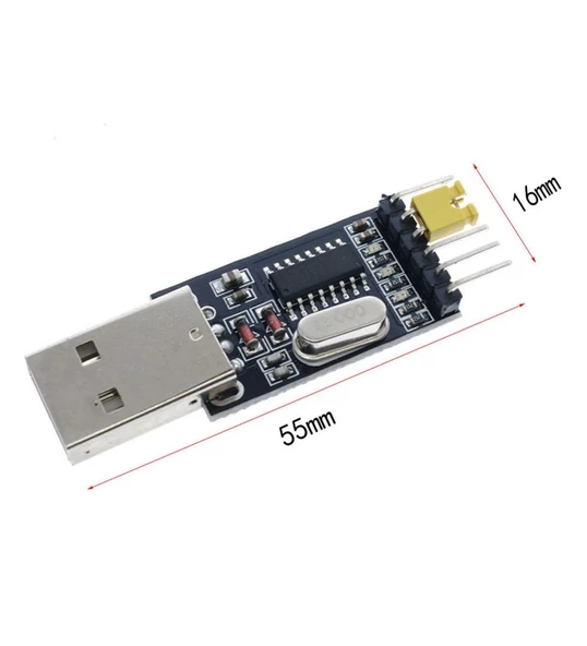 CH340G USB to RS232 TTL UART Çevirici Modül Seri Port Arduino - Resim 5