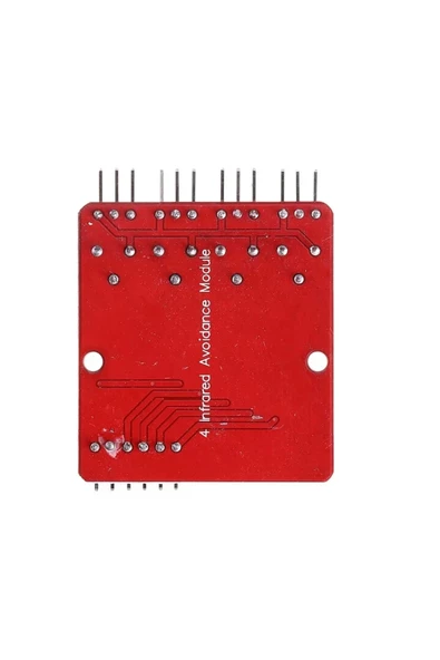 Arduino 4 Kanal Çizgi İzleyen Sensör Seti - 4 Way Tracking Module - Resim 8