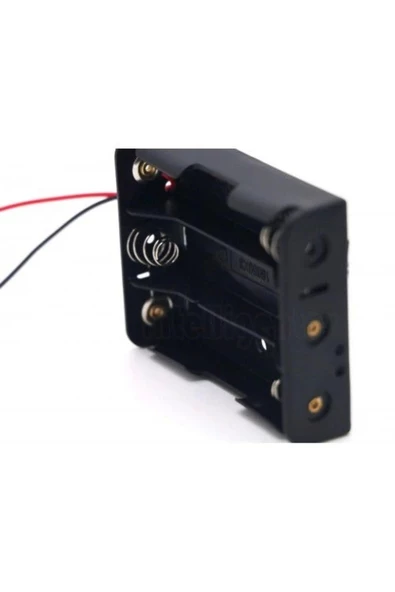 18650 Piller için 3 lü Şarj Yuvası - Pil Yuvası - Seri Bağlı - Resim 4